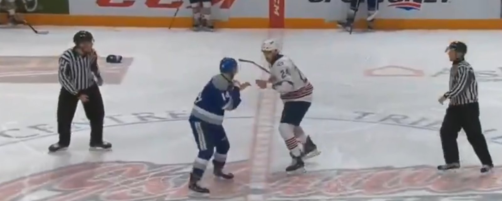 Center ice scrap in the OHL may be the best of the year.