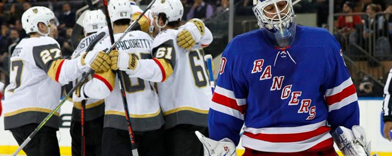 Rangers come up flat against Vegas