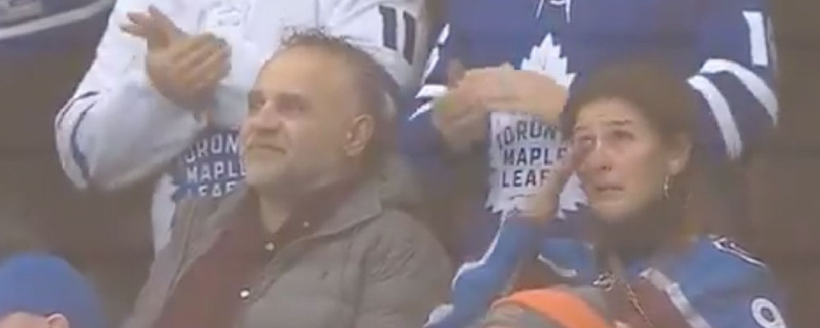 Kadri’s parents in tears during their son's tribute in Toronto 