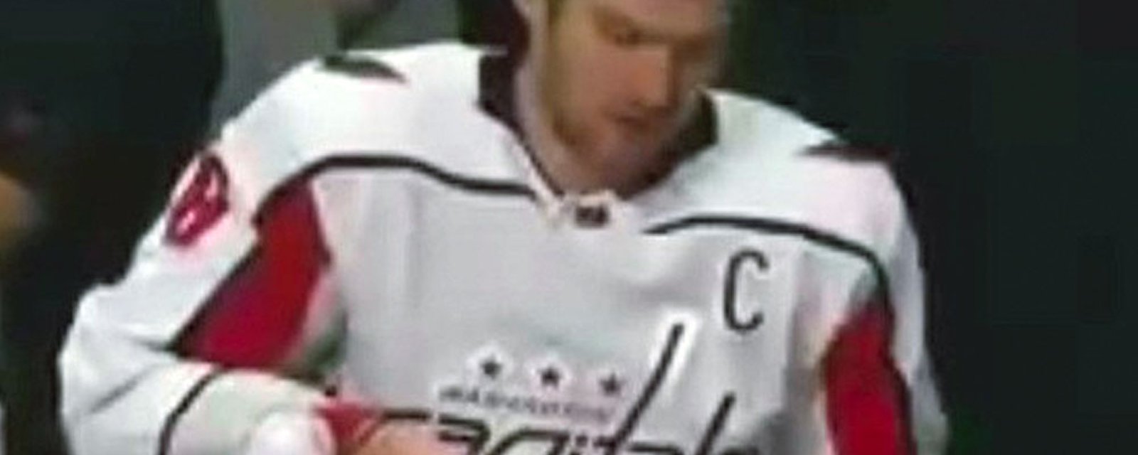 Ovechkin just casually using a blowtorch on the bench during last night’s game