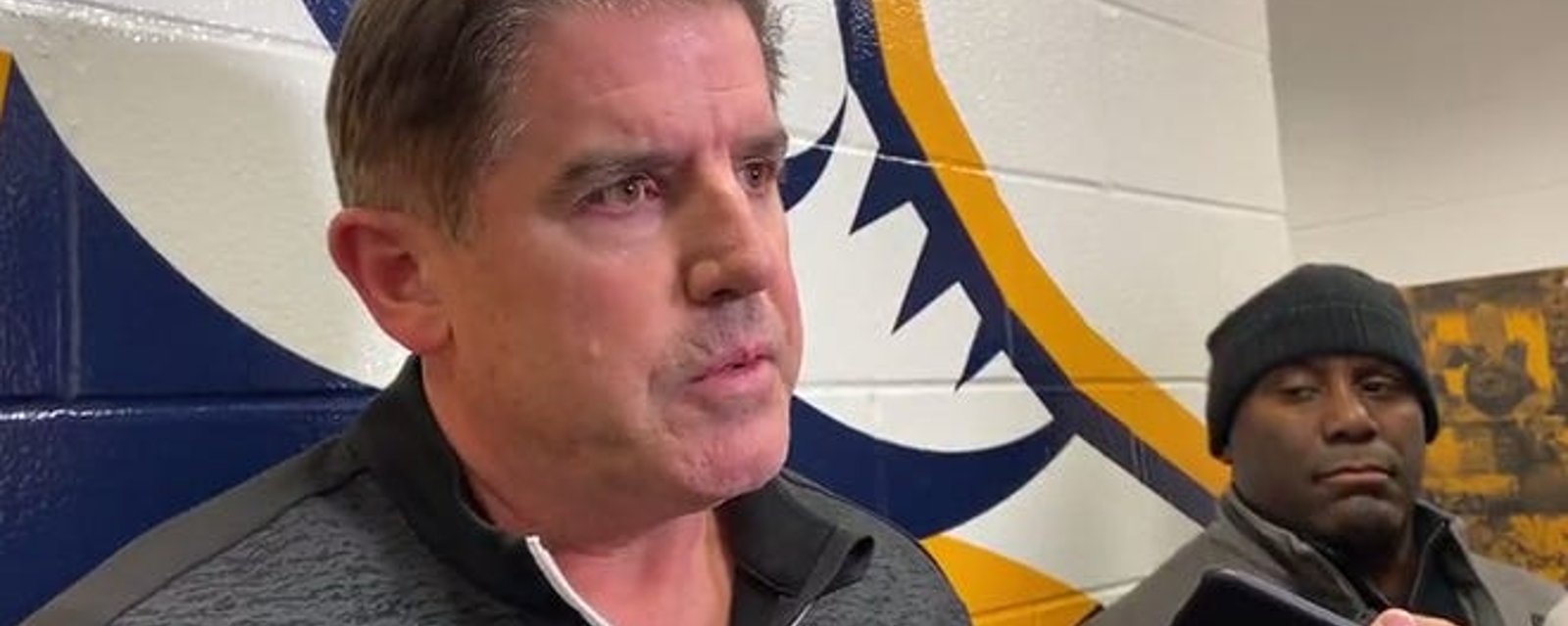 Peter Laviolette responds to video showing him punching Ville Leino in the head.