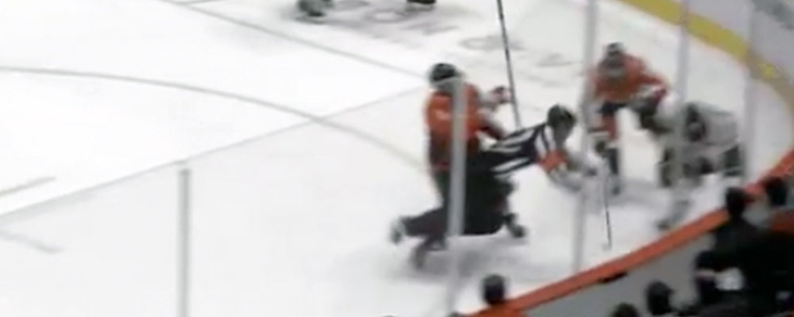 Ovechkin accidentally obliterates referee who gets in the way of a hit