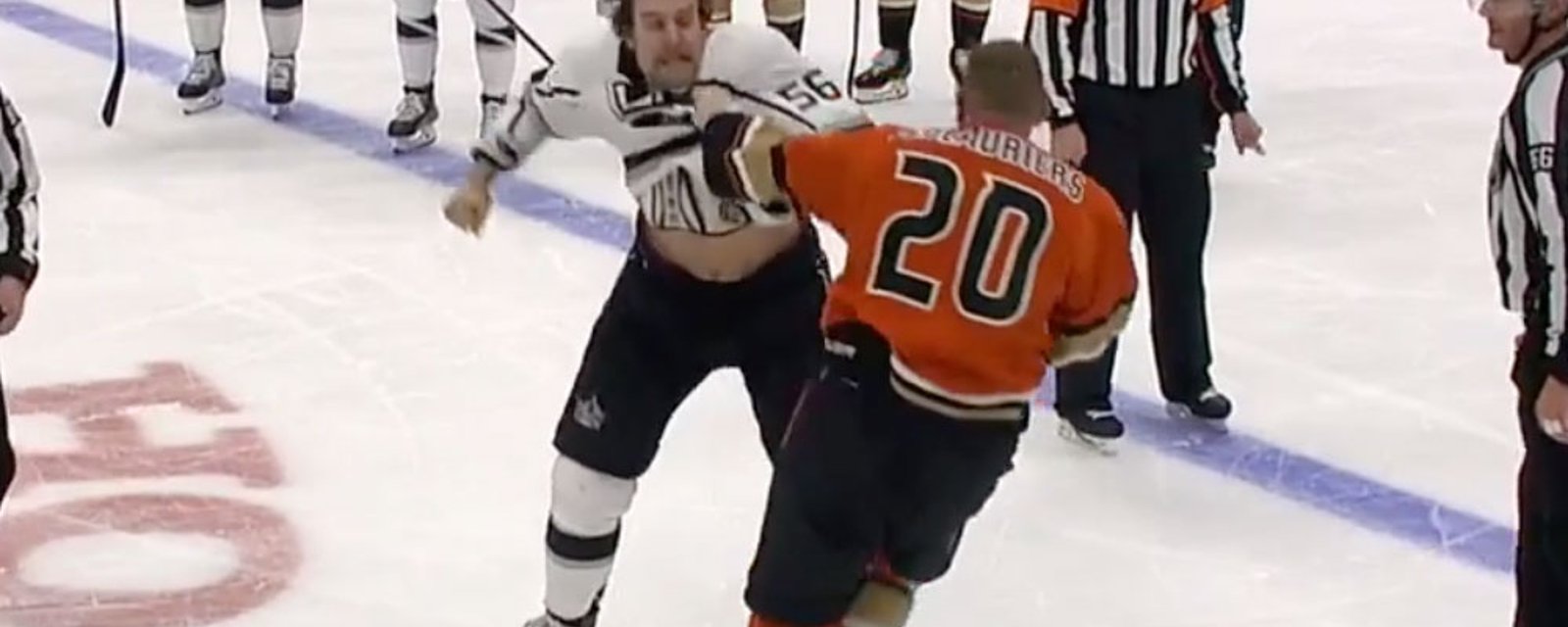 Rarely seen heavyweight fight between Deslauriers and MacDermid ends in unexpected way! 