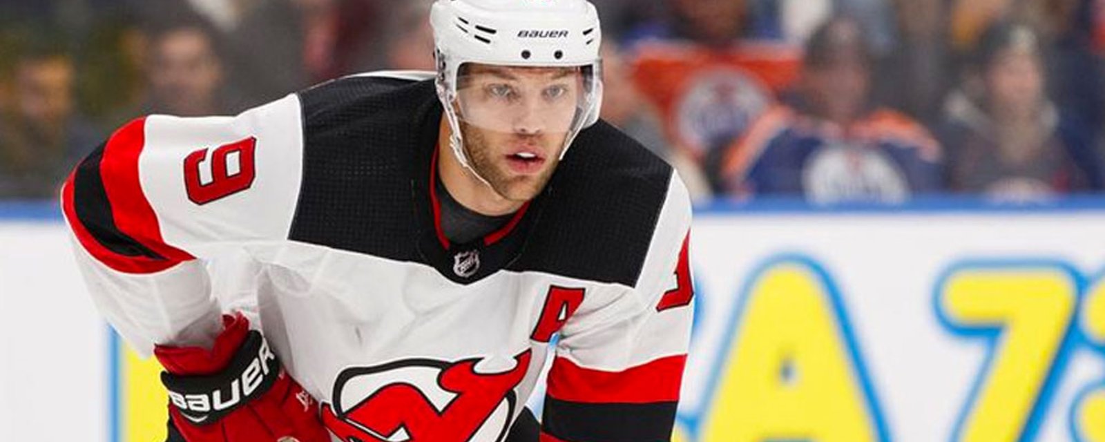 Devils pull Taylor Hall out of their lineup ahead of the game 
