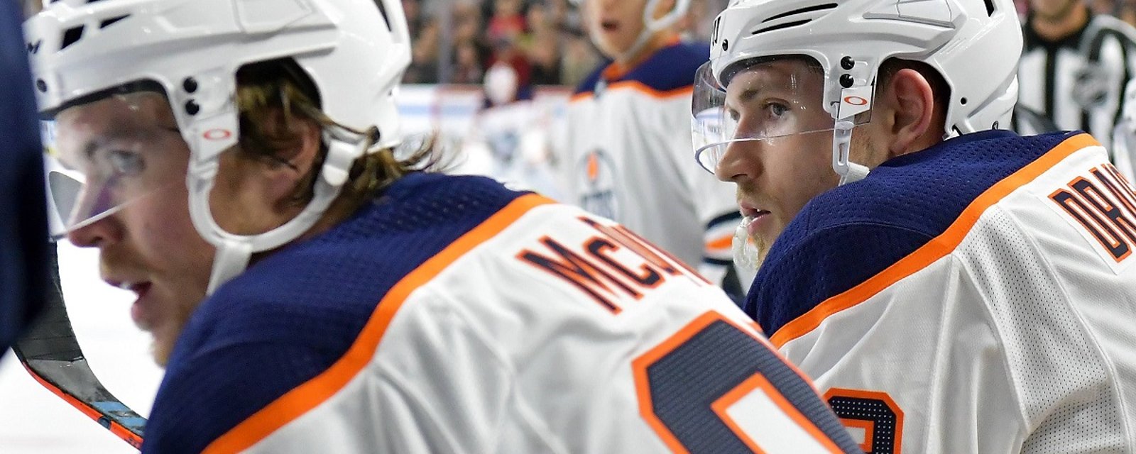 Oilers make a late change to their lineup before facing the Leafs.