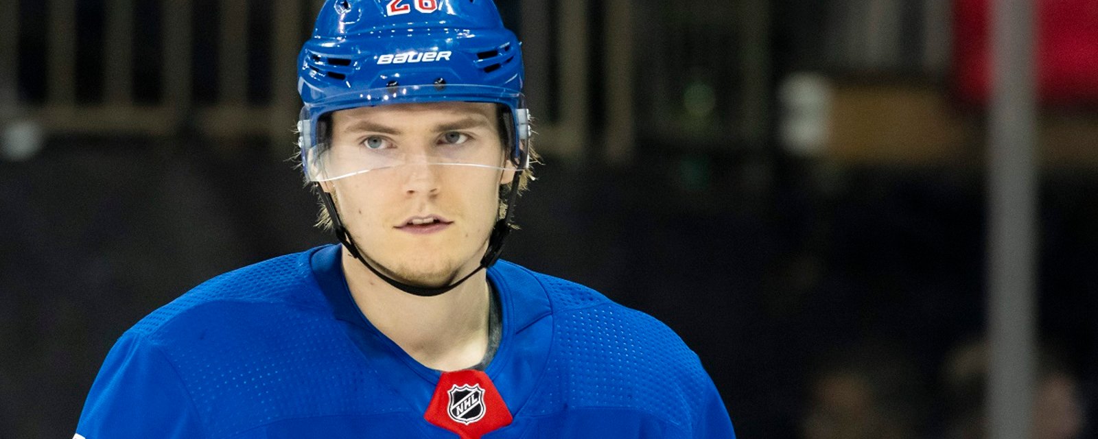 Lias Andersson has left the Rangers and is demanding a trade.