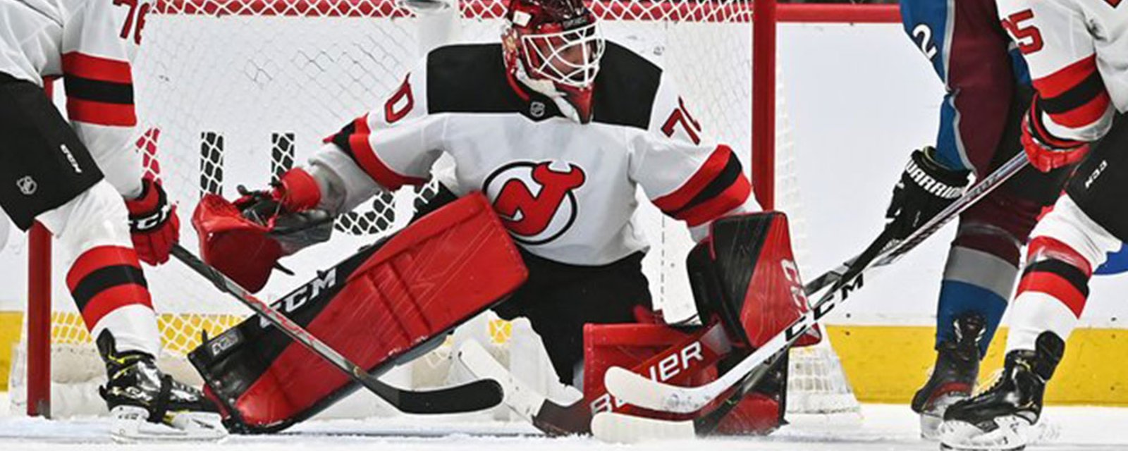 Two NHL players on waivers, including goalie Louis Domingue
