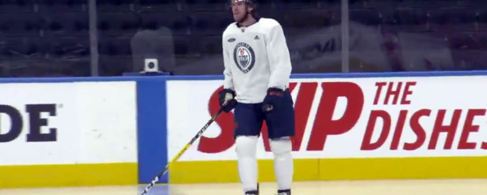 Major update on McDavid from Oilers practice this morning