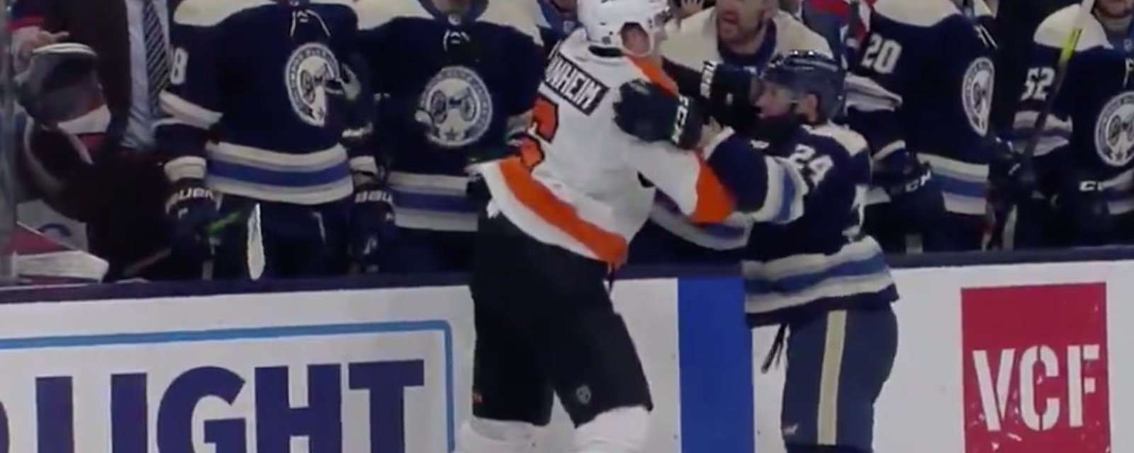 5’4 Gerbe takes down 6’3 Sanheim in a fight! 