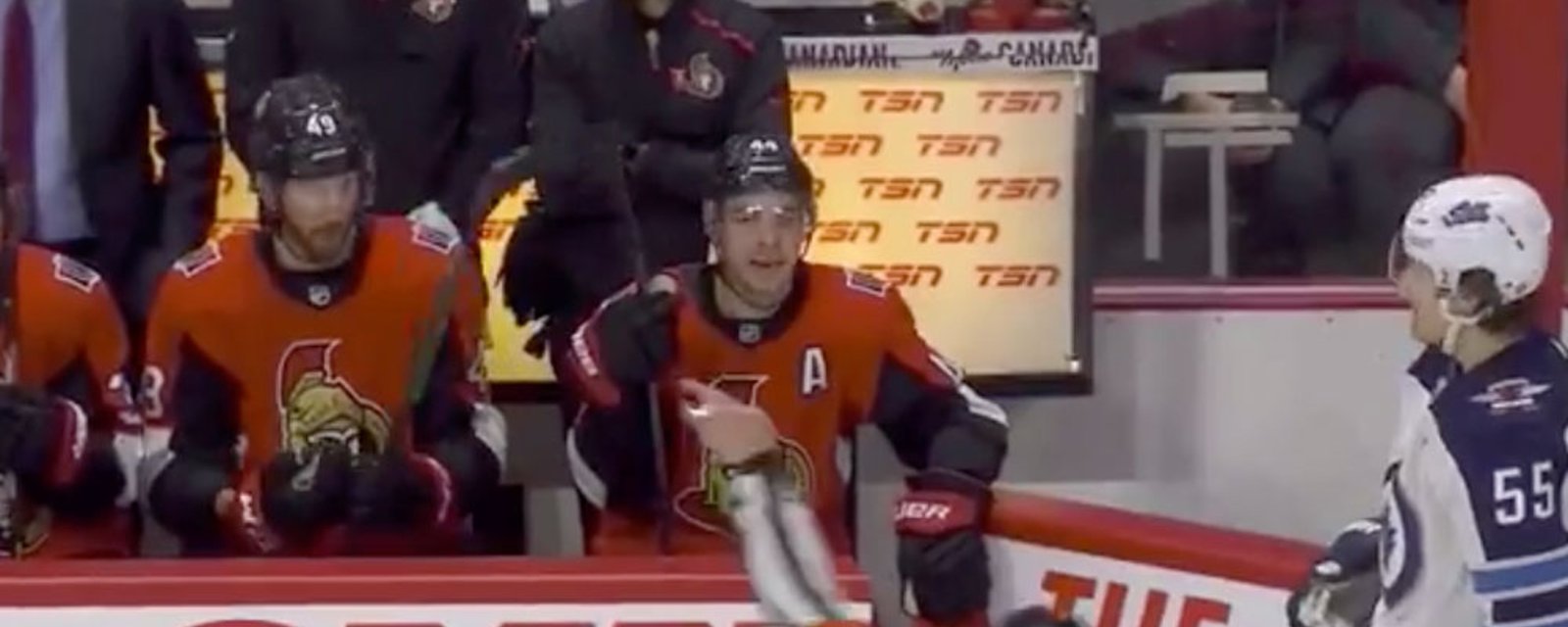 Sabourin gets ejected from the game… for being an idiot! 
