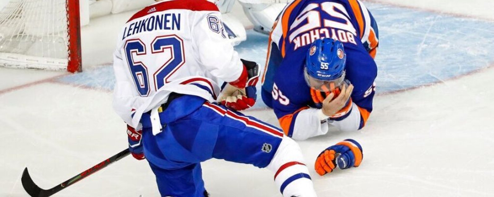 Boychuk releases statement after taking skate to the face