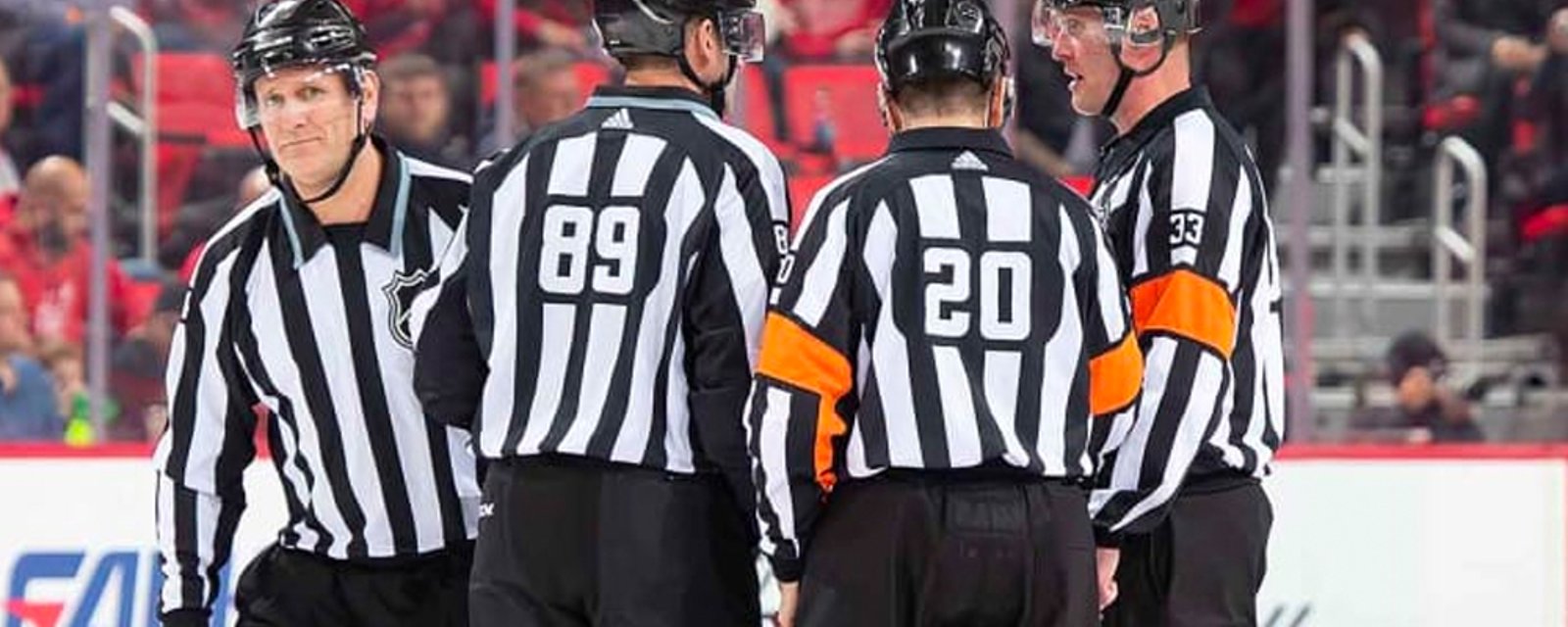 Report: NHL referees told to book flights home