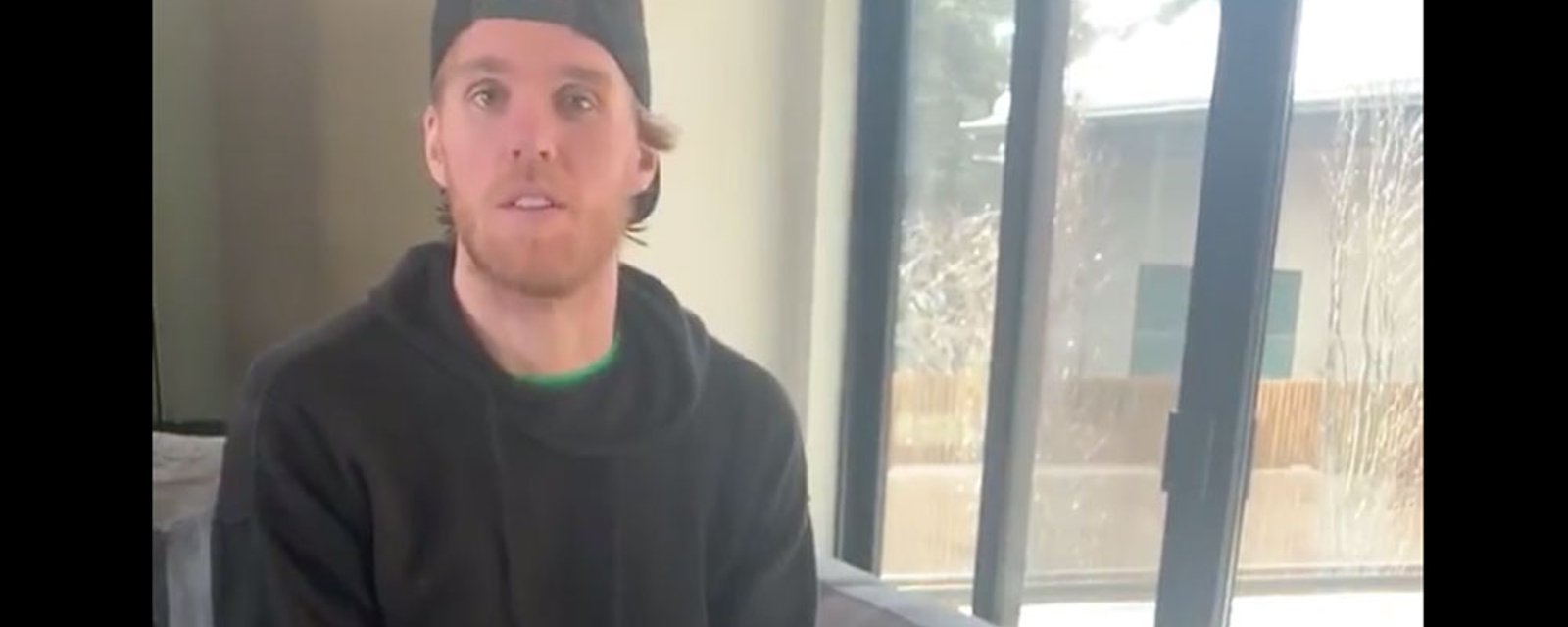 McDavid shares important video as he is “stuck in his house”