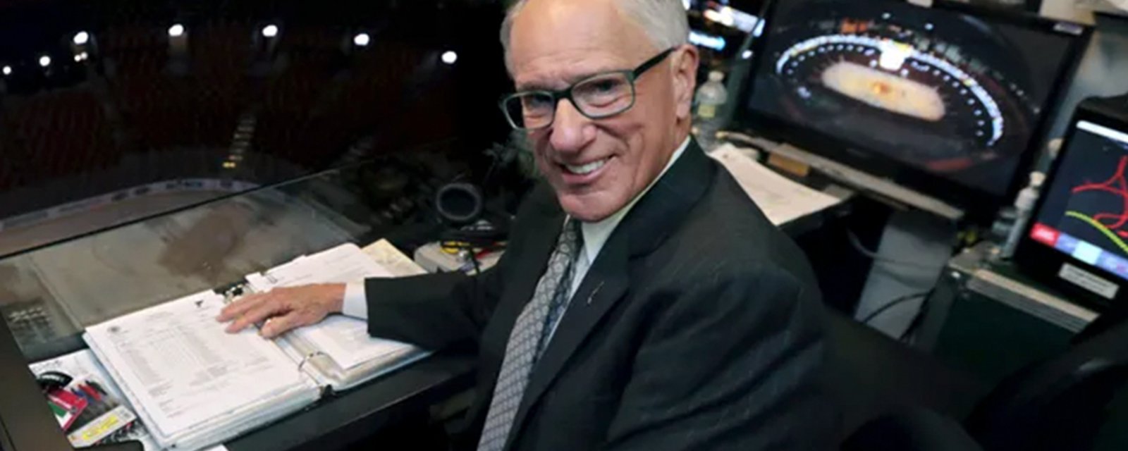 NBC broadcaster Doc Emrick does play-by-play on windshield wiper replacement