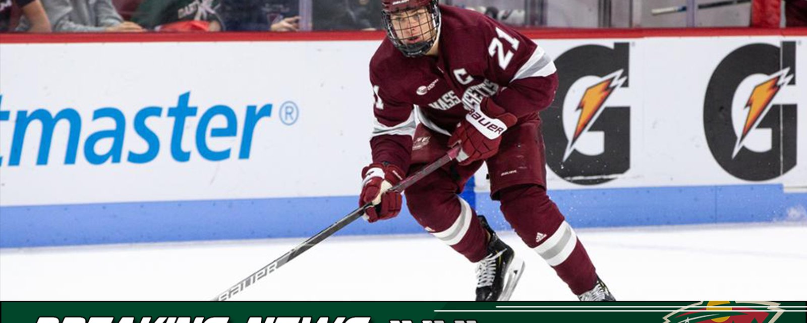 Wild sign top NCAA free agent Mitchell Chaffee
