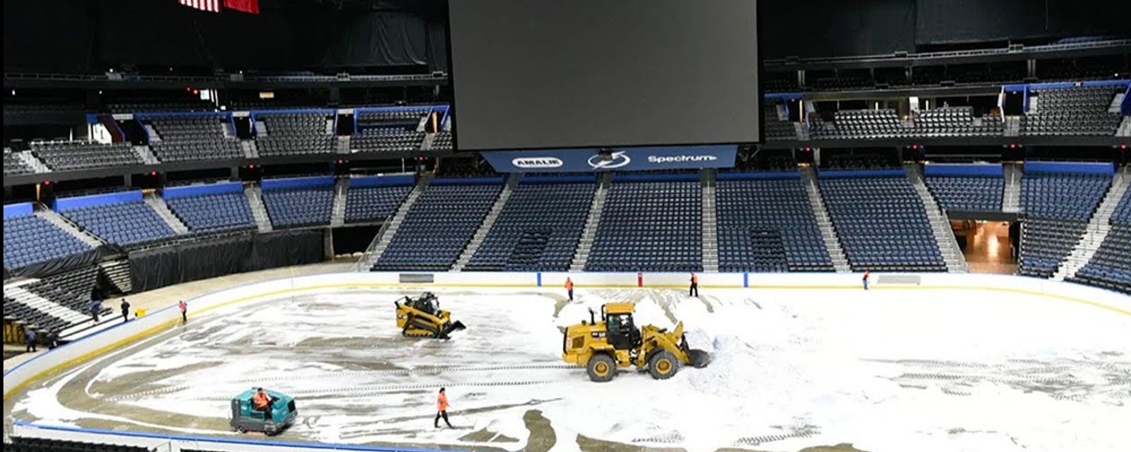 Ice officially being removed from NHL arenas