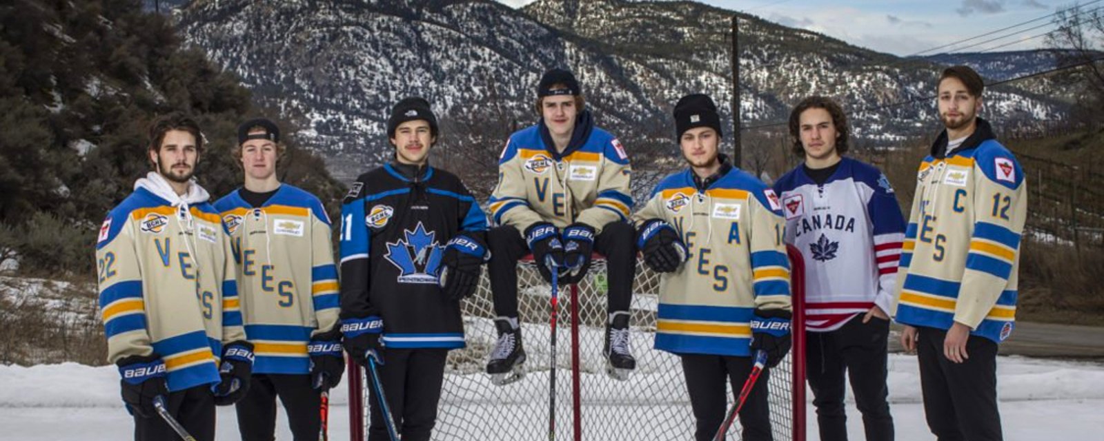 Meet the six NHL sons playing together in a small BC town and stealing the spotlight from their Dads