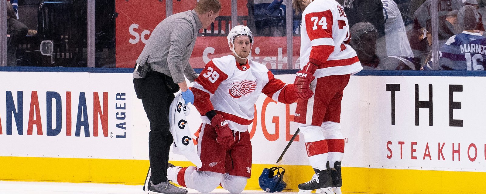 Red Wings lose Mantha again for a long time 