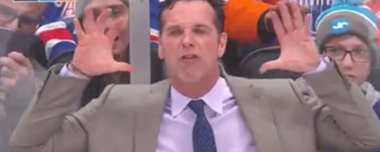 Rangers’ coach Quinn gets penalized for for saying ref has “f***ing rabbit ears”! 