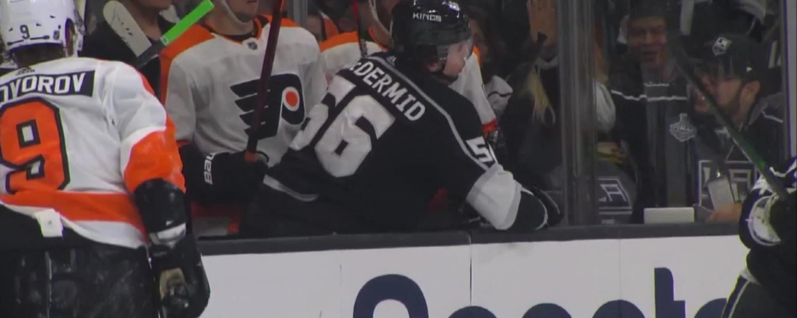NHL look to suspend MacDermid for his brutal hit to the head of Provorov 