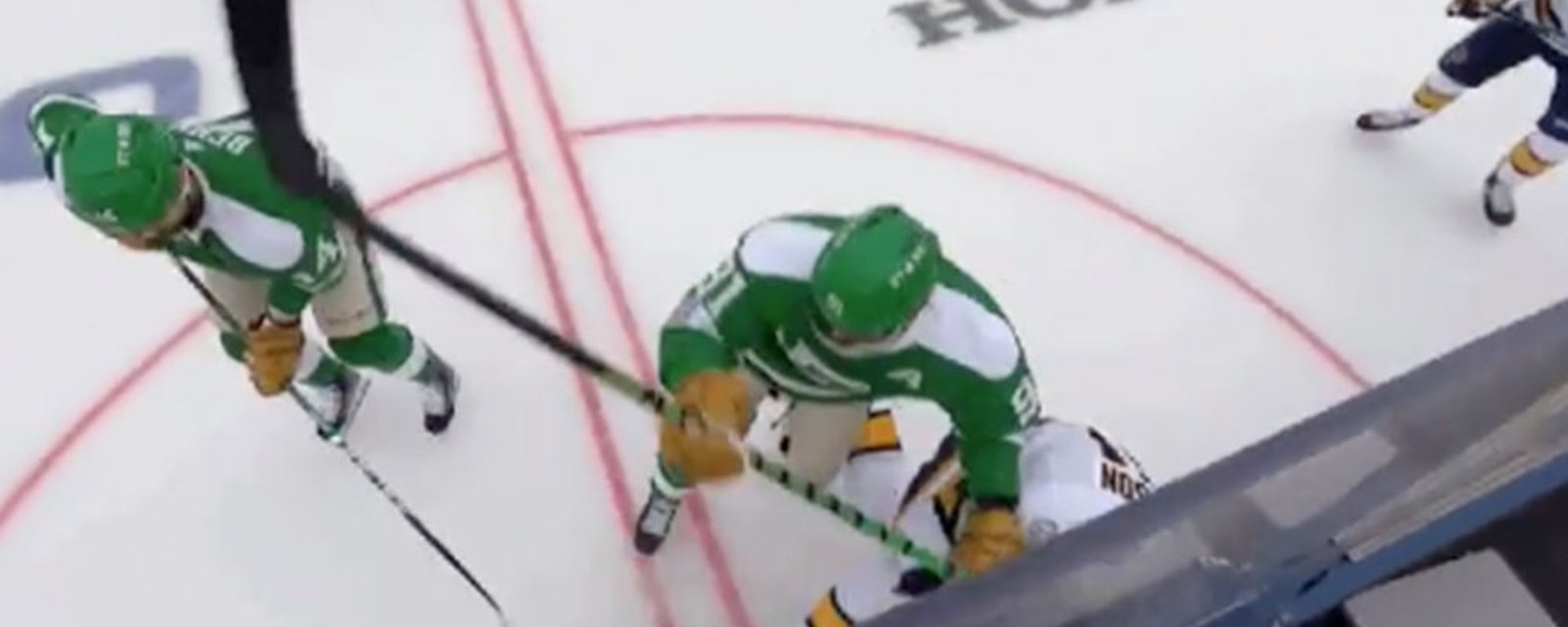 Seguin delivers a dirty hit from behind on Watson