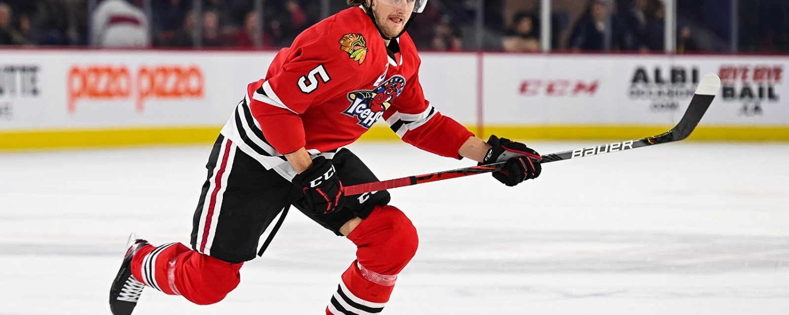 Philip Holm is walking away from the Chicago Blackhawks.
