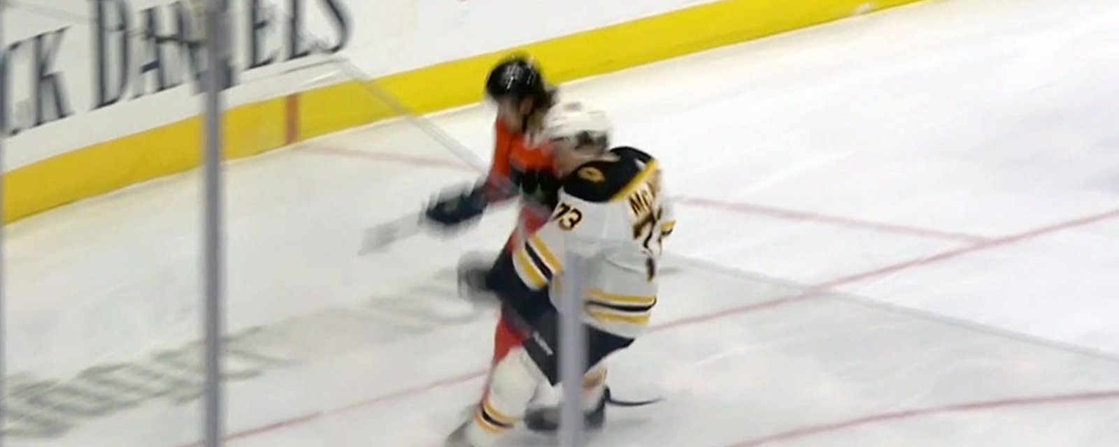 Konency goes unpenalized for a high hit on McAvoy