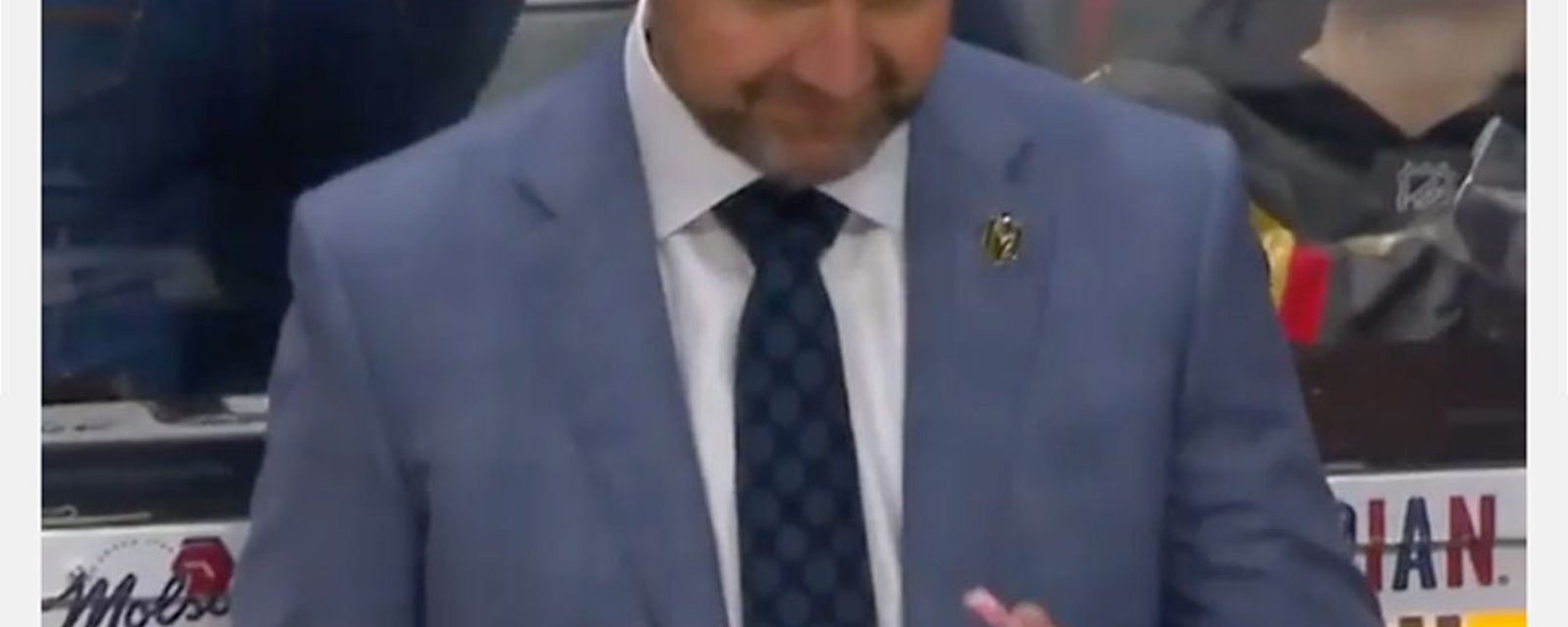 DeBoer bonds with his new players with smelling salts 