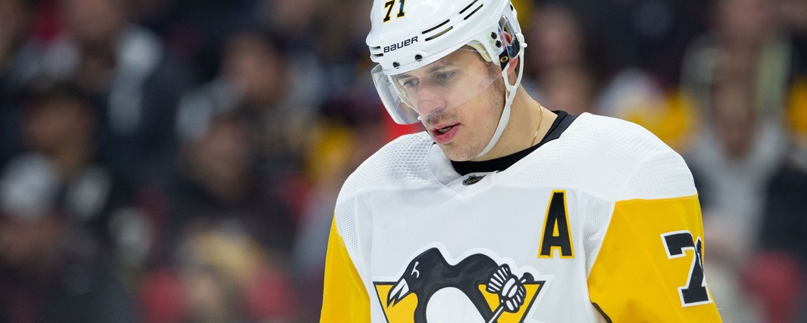 Evgeni Malkin calls out fans in Pittsburgh.