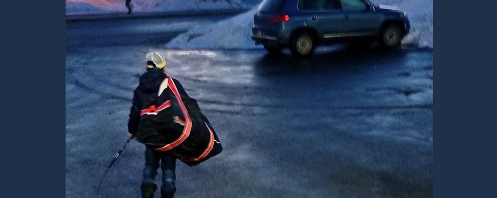 Newfoundland town steps up for 8 year old Syrian refugee, gives him free gear and hockey lessons!
