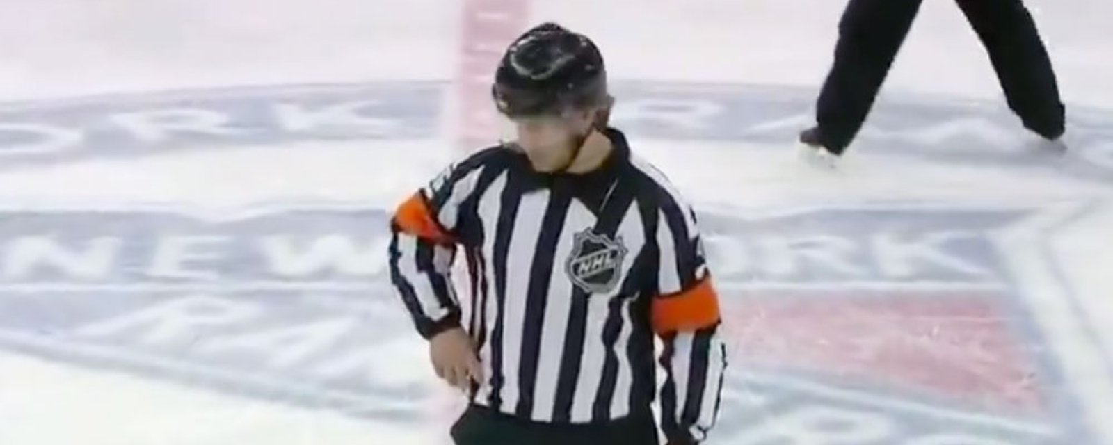 Technical problem ruins Wes McCauley’s call on the ice 