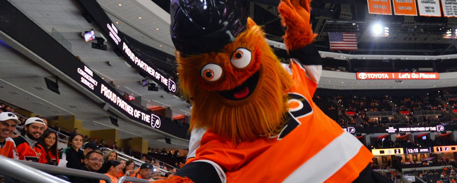 Flyers issue a statement regarding assault allegations against mascot Gritty