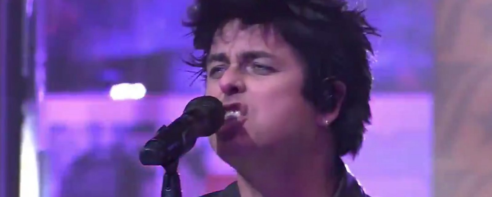 Green Day's Billie Joe drops a massive F-Bomb during All Star Game performance.