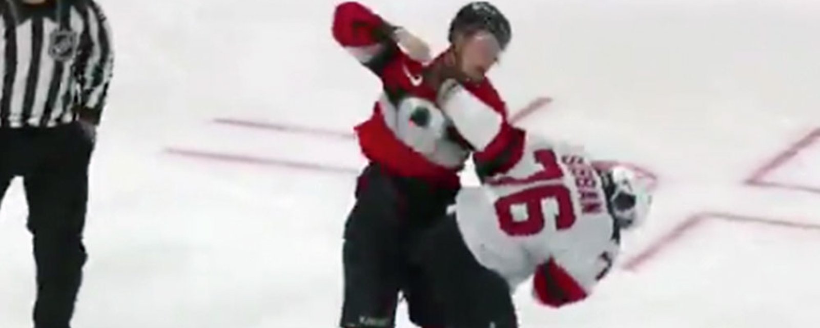 Tkachuk and Subban drop the gloves!