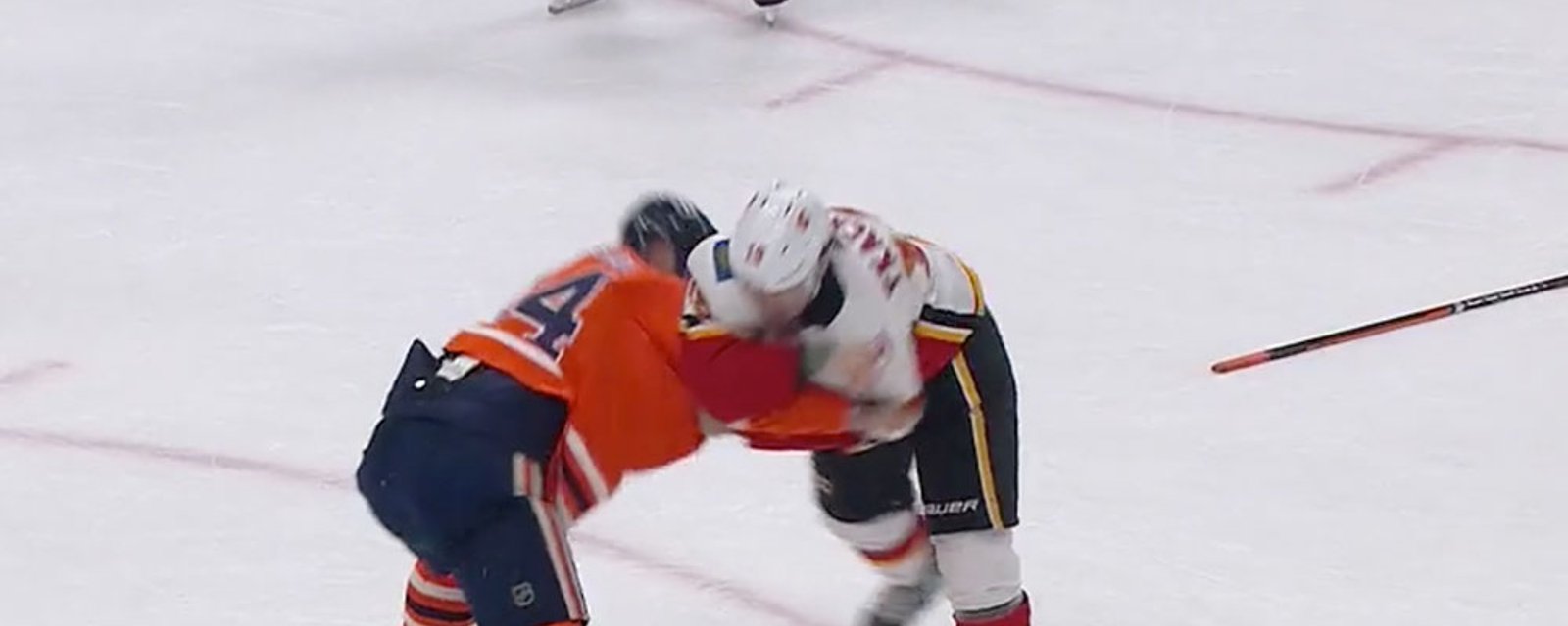 Kassian and Tkachuk drop the gloves to settle the score