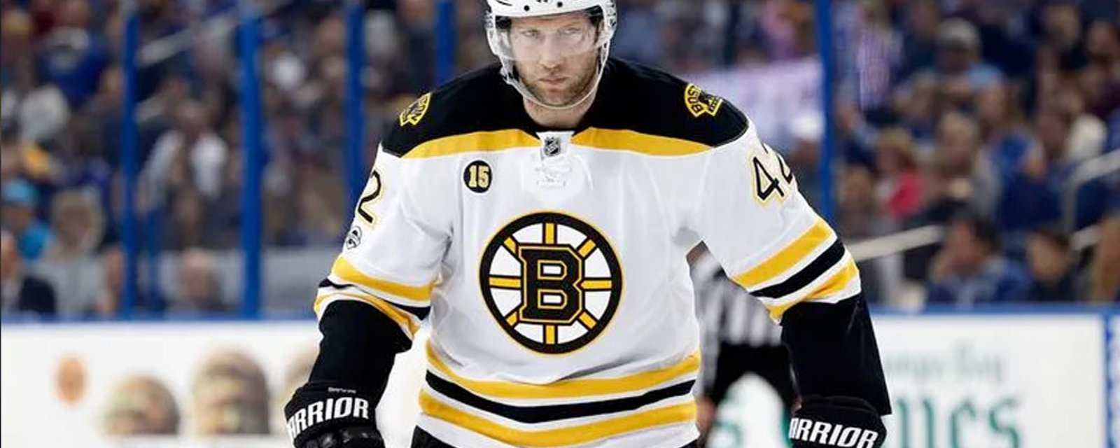 Bruins release a statement on David Backes’ playing future