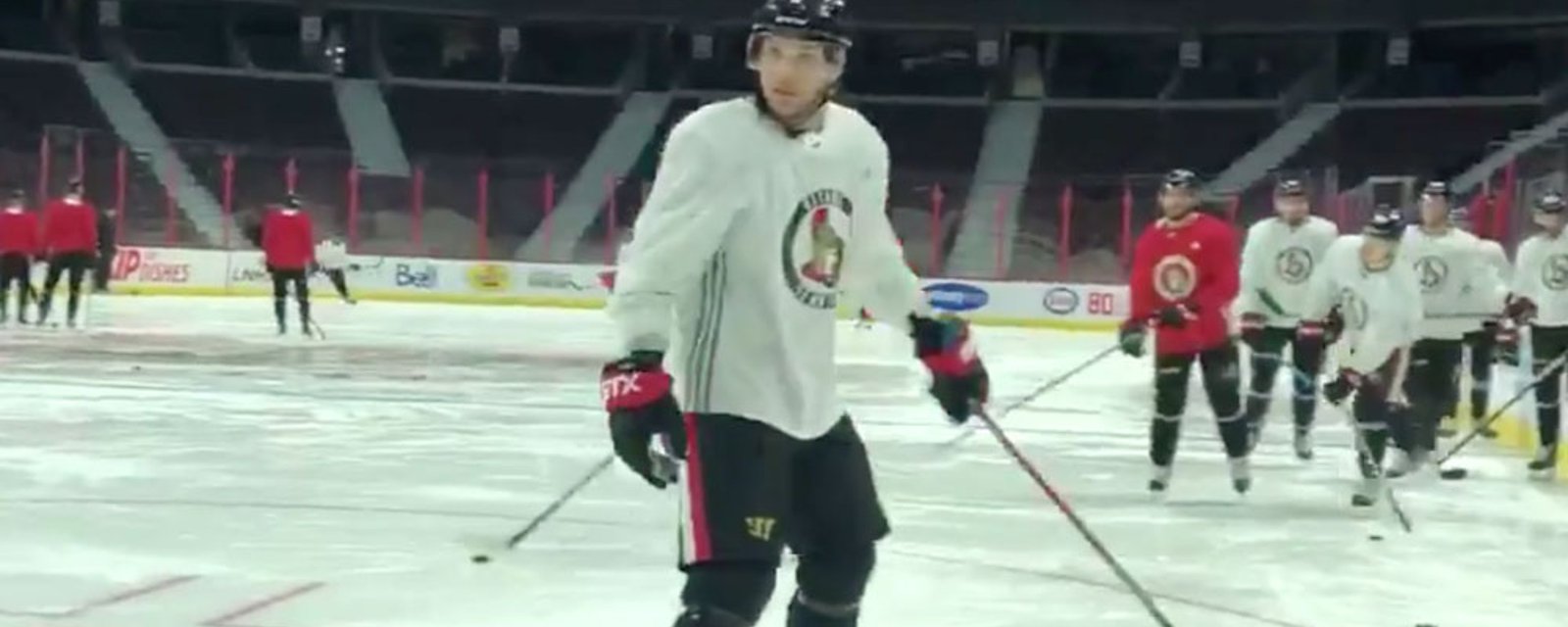 Bobby Ryan back with the Senators after tough time! 