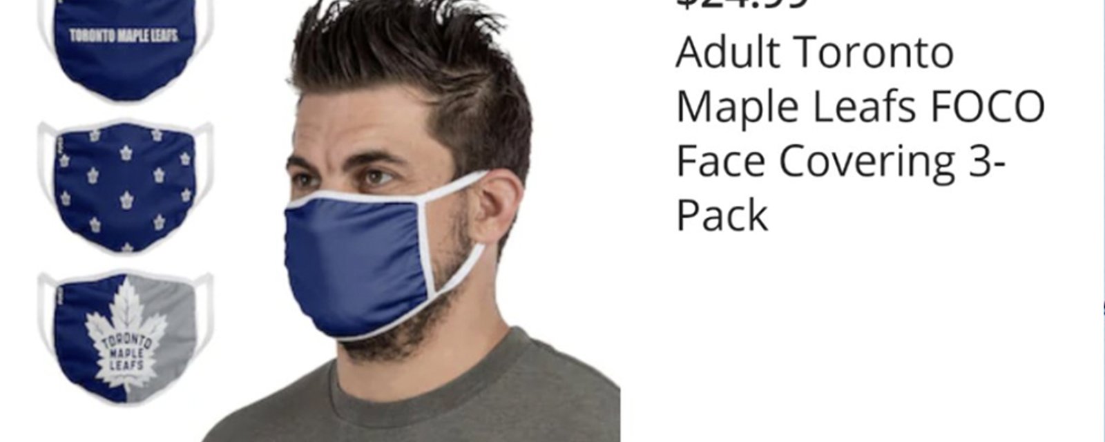 NHL now officially selling team licensed COVID-19 masks