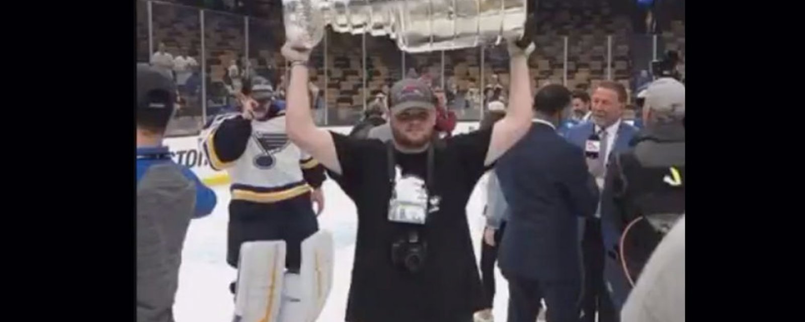 Random guy snuck in Game 7 of Stanley Cup final and goes all the way! 