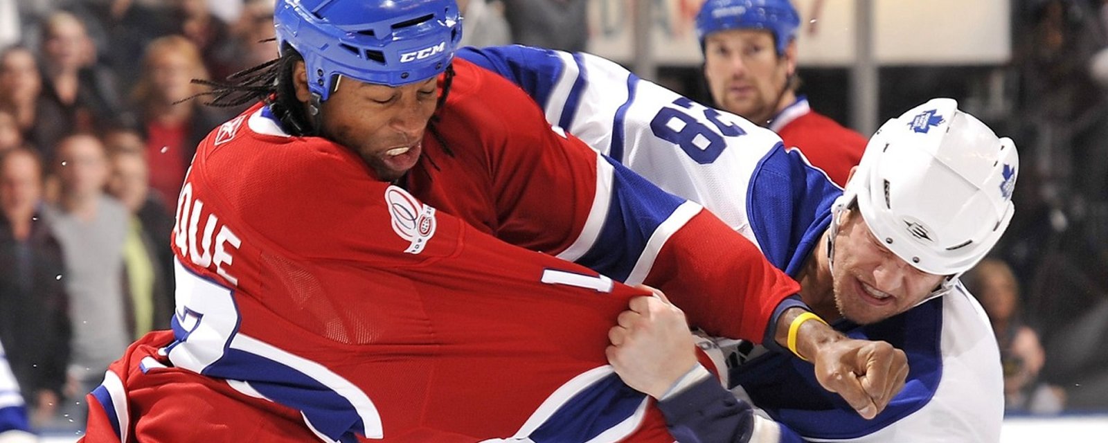 NHL Enforcer Georges Laraque emotional as he shares details of his struggle with COVID-19.