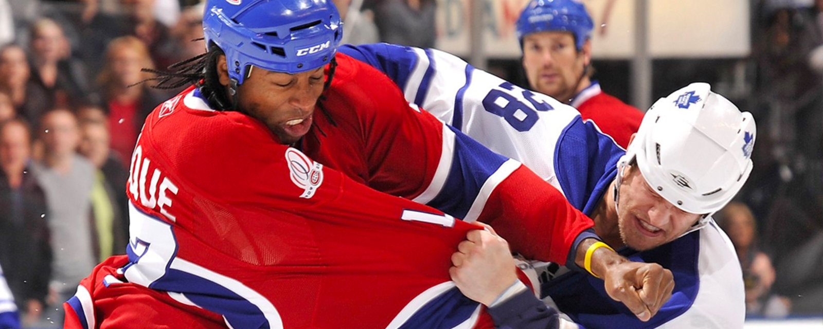 Georges Laraque released from hospital, recovering at home