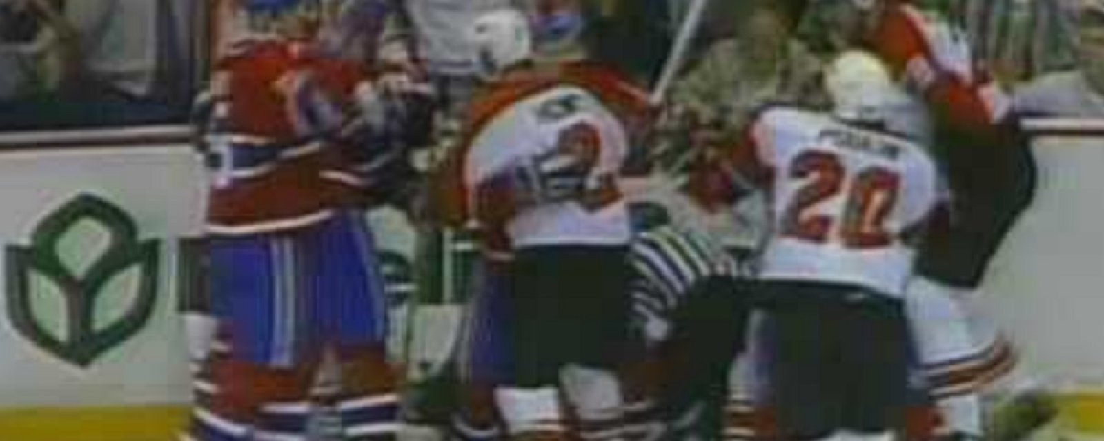 Throwback: May 11th, 1989. Hextall goes crazy and attacks Chris Chelios.