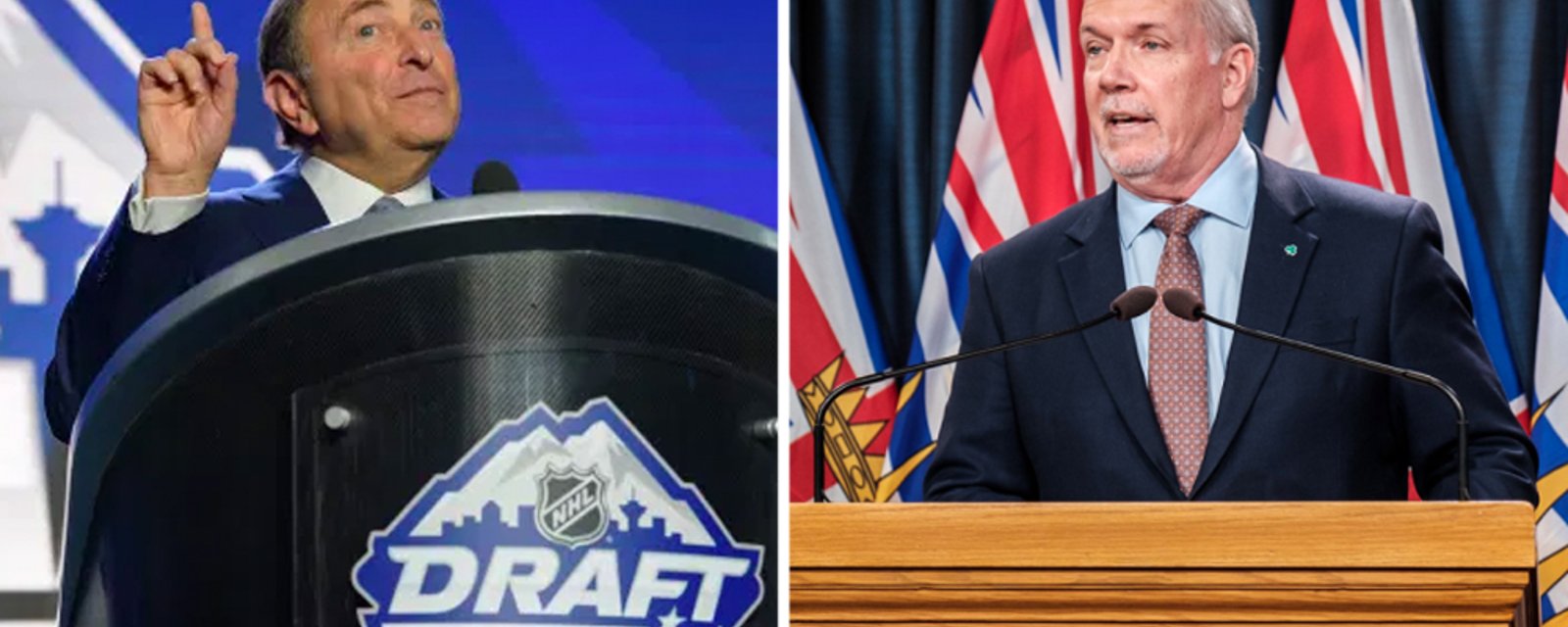 BC premier in negotiations with Gary Bettman to host NHL games in Vancouver