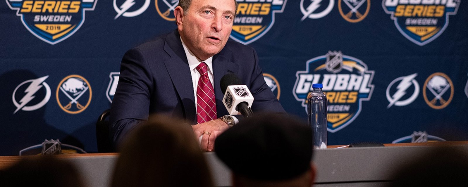 Bettman provides an update on locations, timetable, and testing.