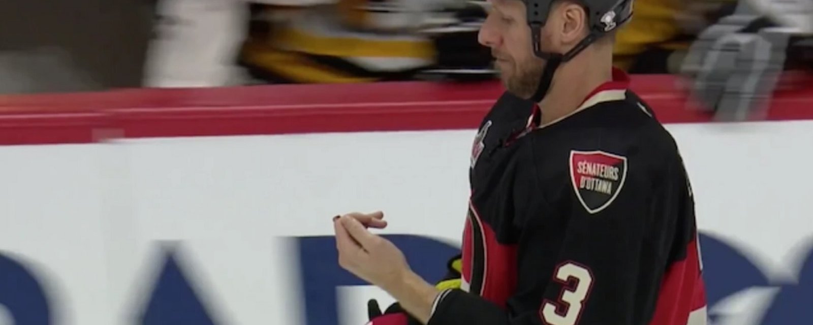 Throwback: Sidney Crosby nearly hacks off Marc Methot's finger.