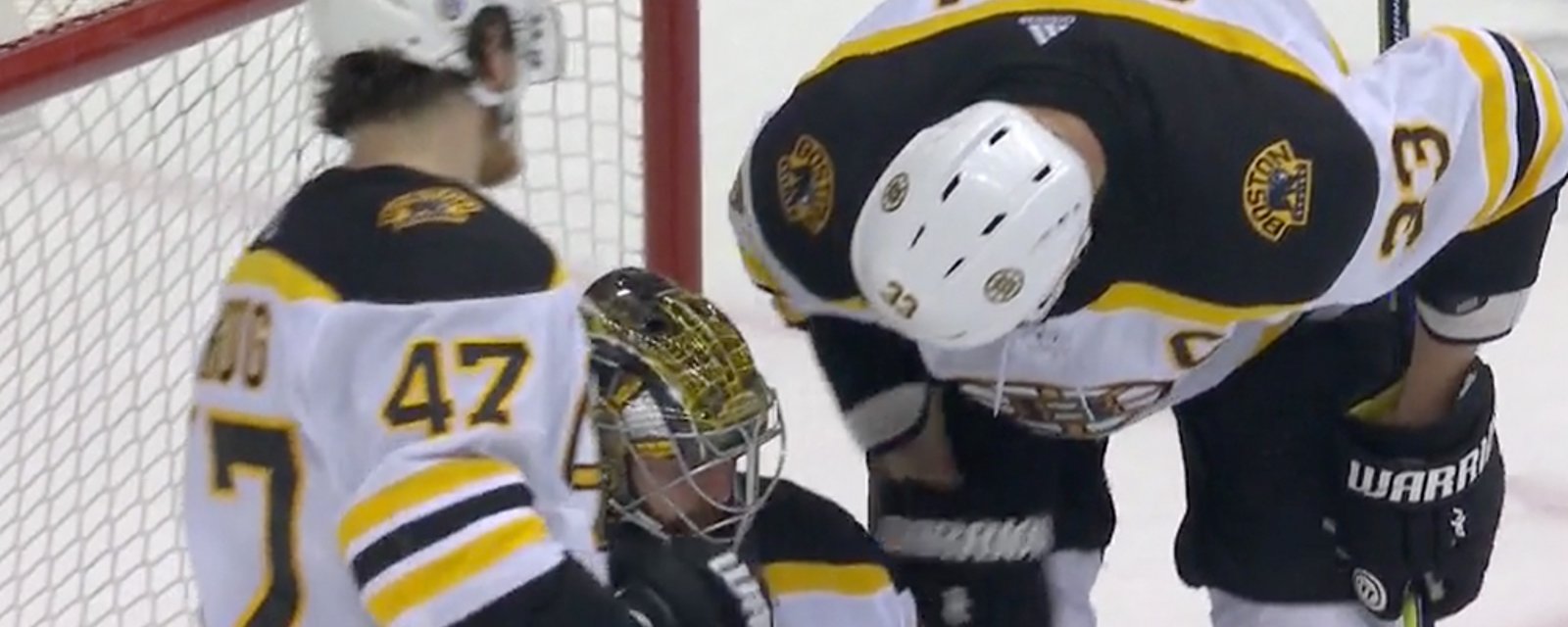 The Bruins have officially been eliminated from the Stanley Cup Playoffs