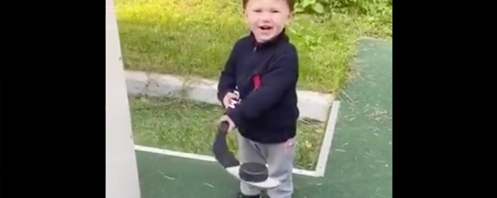 Ovechkin’s 1 year old son goes viral with his crazy puck handling skills