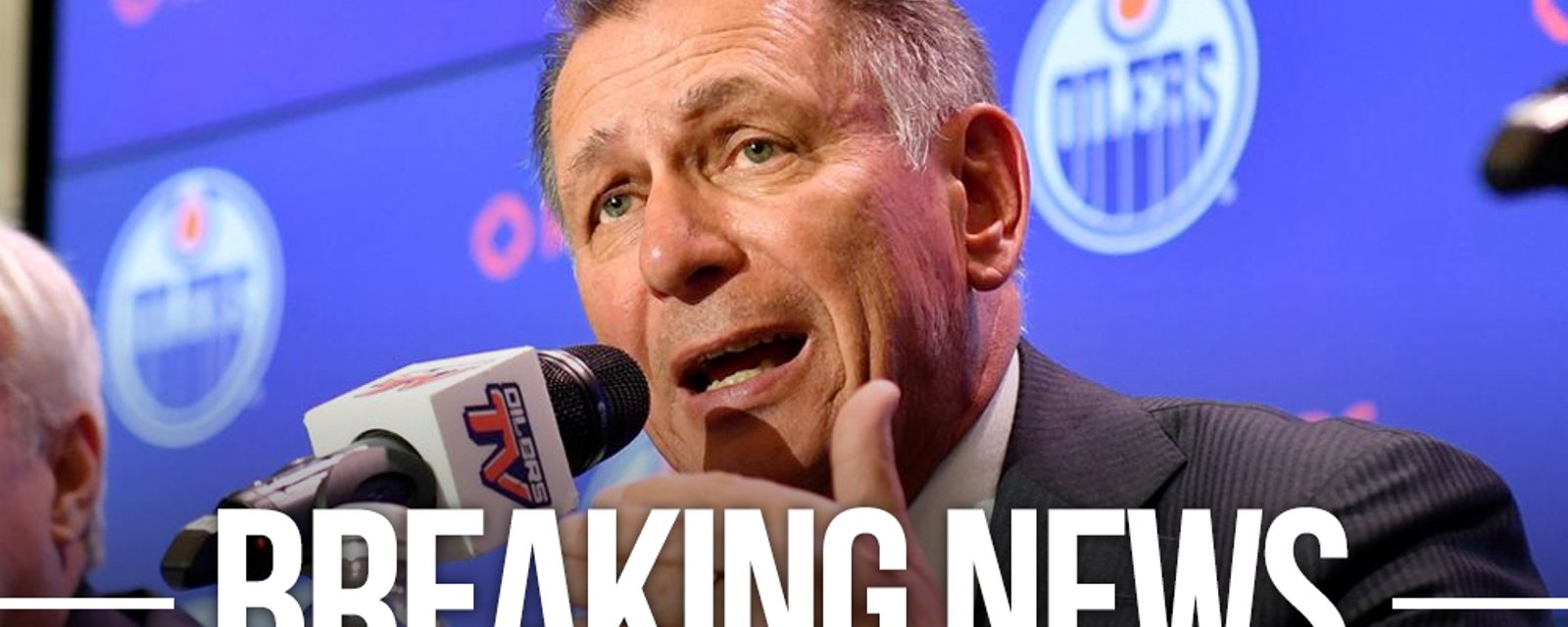 Oilers GM Ken Holland makes his first free agent signing of the offseason