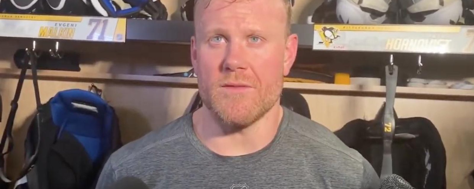 Hornqvist was blindsided by trade from the Pens! 