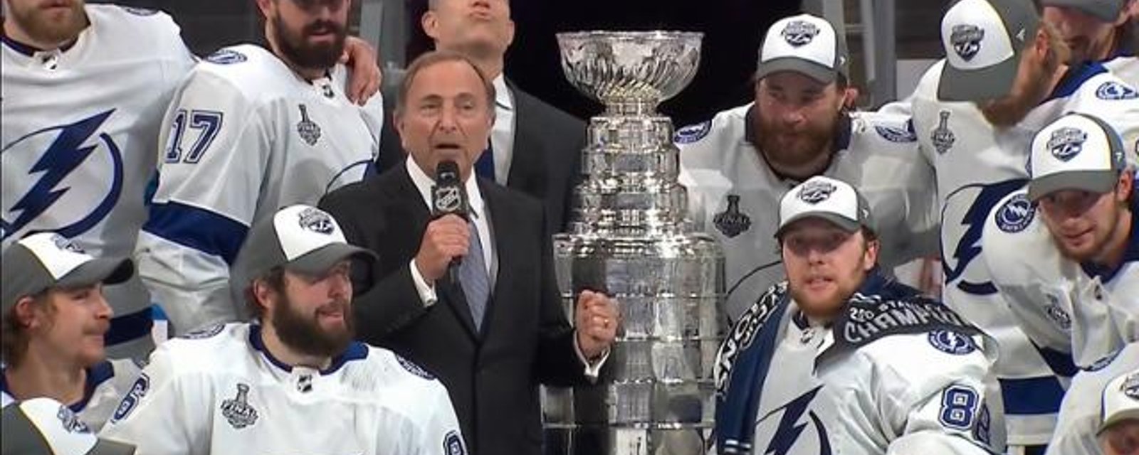 Don’t worry: Bettman was booed at the Stanley Cup final! 